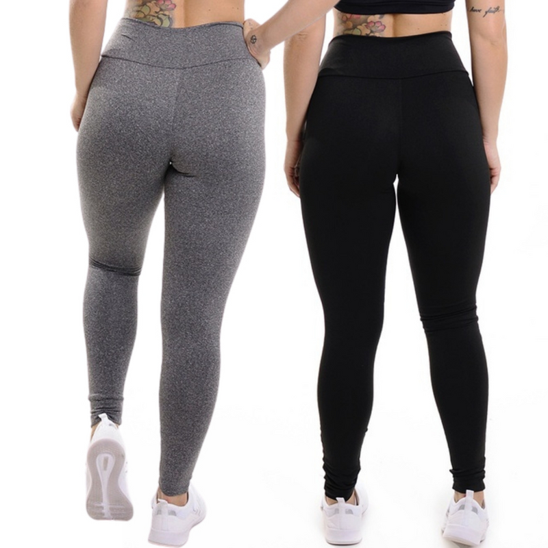 Calça Legging Feminina Cintura Alta Leg Suplex Grossa Academia