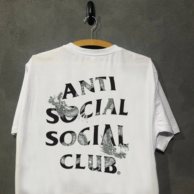 Camiseta Anti social Spider algodão assc spider