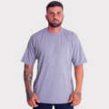 Camiseta Oversized Streetwear Masculina Gola Alta