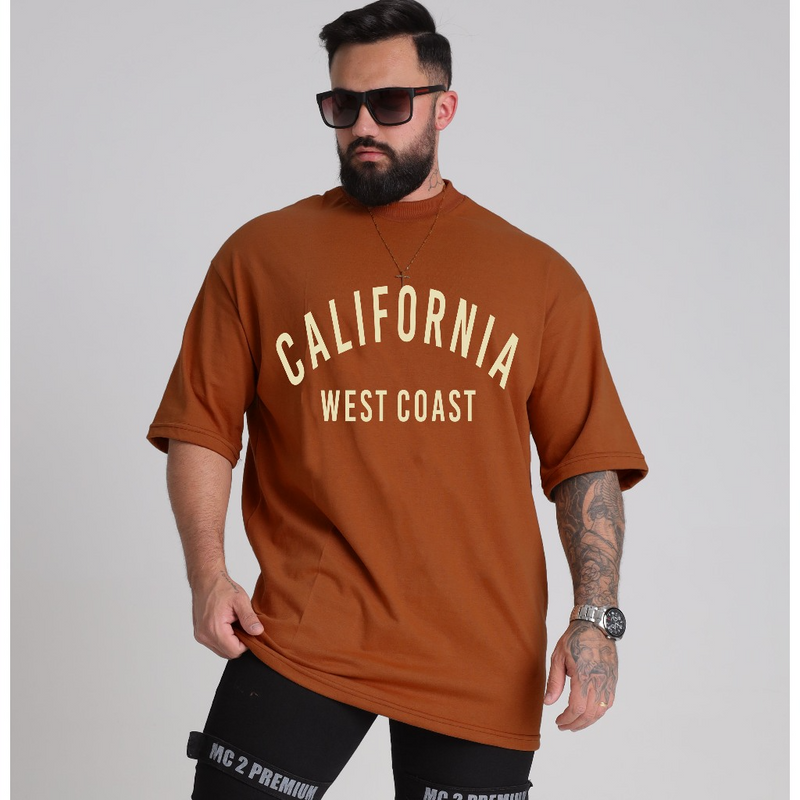 Camiseta oversized streetwear masculina California